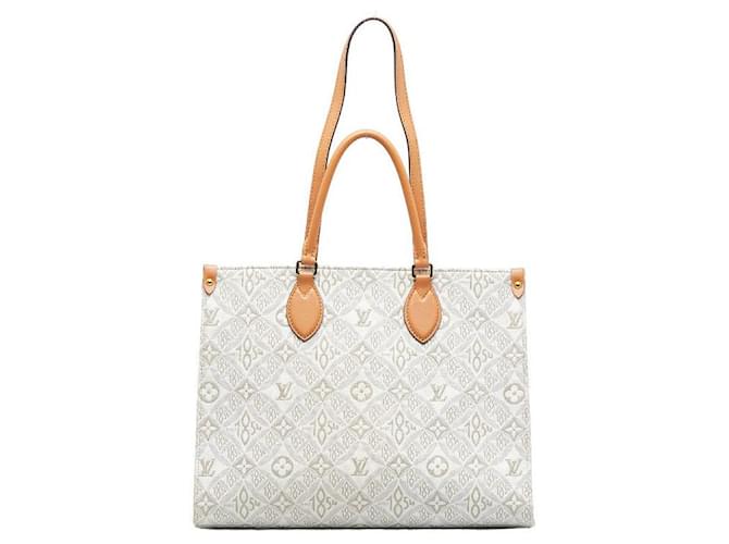 Louis Vuitton Monogram Since 1854 ONTHEGO MM White  ref.1317085