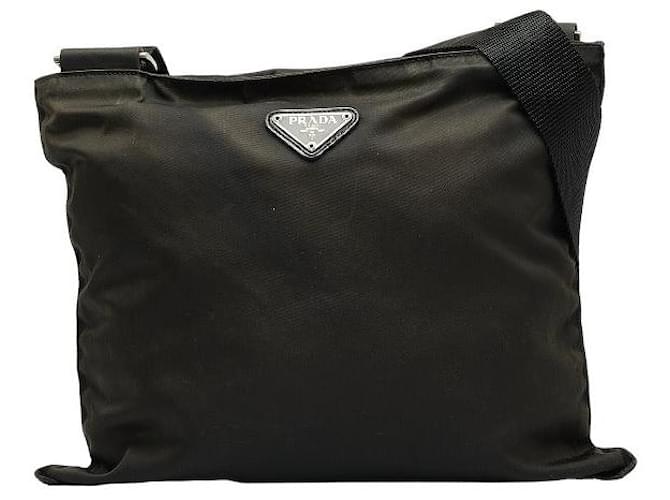 Prada Tessuto Crossbody bag Black  ref.1317100