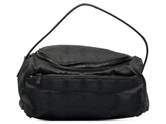 Chanel Neue Travel Line Vanity Bag Schwarz Nylon  ref.1317131