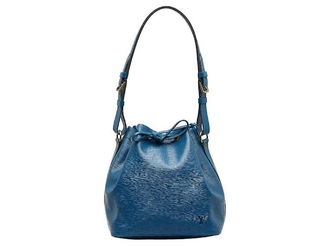 Louis Vuitton Epi Petit Noe Azul Bezerro-como bezerro  ref.1317251