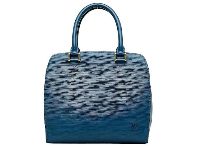 Louis Vuitton Epi Pont-Neuf Blue Pony-style calfskin  ref.1317257