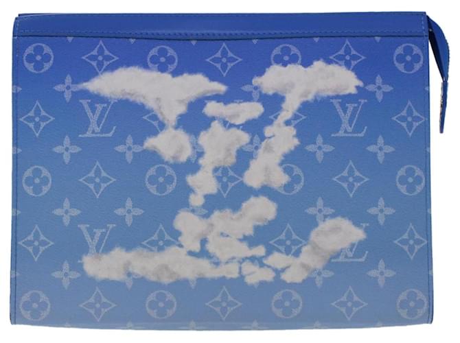 Louis Vuitton Pochette voyage Blue Cloth  ref.1317298