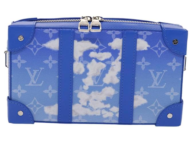 Louis Vuitton Trunk Blau Leinwand  ref.1317302
