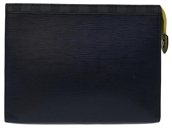 Louis Vuitton Pochette voyage Navy blue Leather  ref.1317308