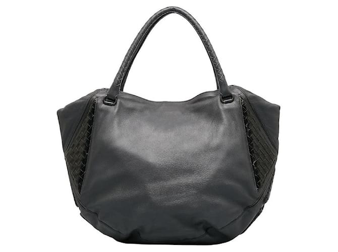 Bottega Veneta Leather Tote Bag Grey Pony-style calfskin  ref.1317349