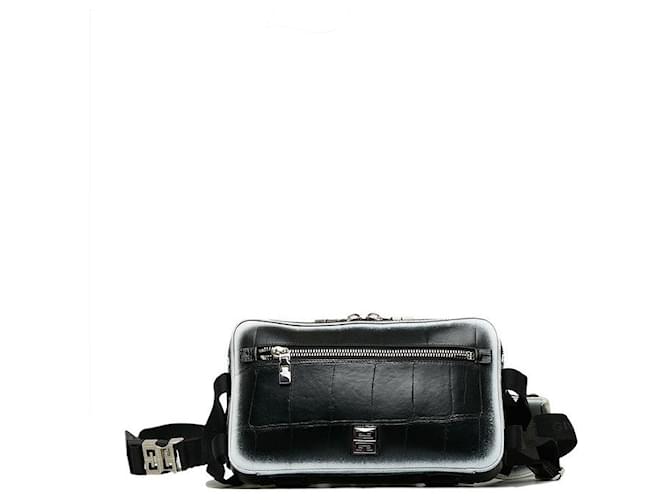 Givenchy sac ceinture  cuir Veau façon poulain Noir  ref.1317382