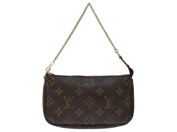 Louis Vuitton Pochette Accessoires Brown Cloth  ref.1317440