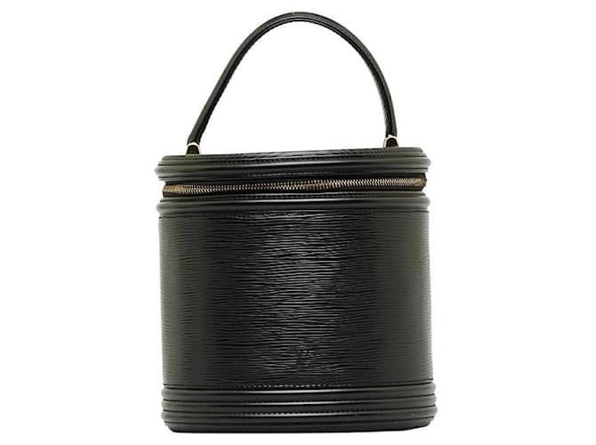 Louis Vuitton Epi Cannes Vanity Bag Black Pony-style calfskin  ref.1317535