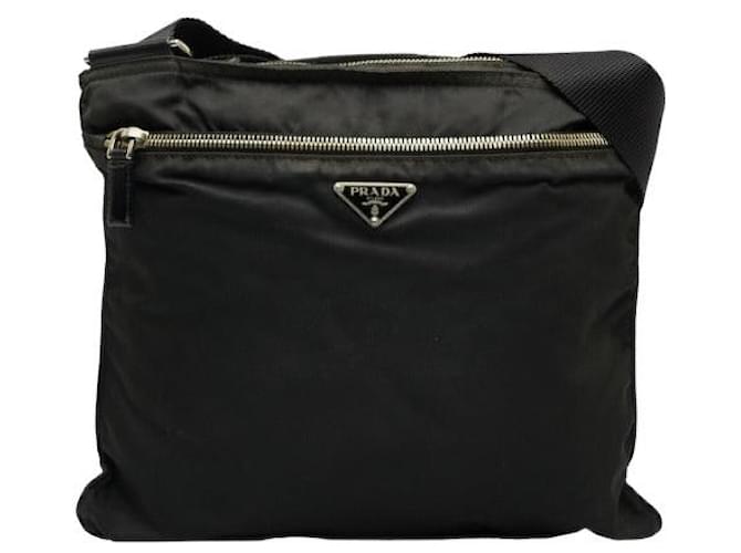 Prada Tessuto Crossbody bag Black Nylon  ref.1317559