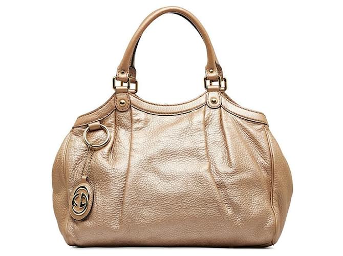 Gucci Leather Sukey Tote Bag Golden Pony-style calfskin  ref.1317605