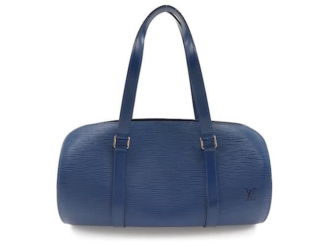 Louis Vuitton Epi Soufflot Azul Bezerro-como bezerro  ref.1317652