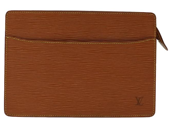 Louis Vuitton Pochette homme Brown Leather  ref.1317671