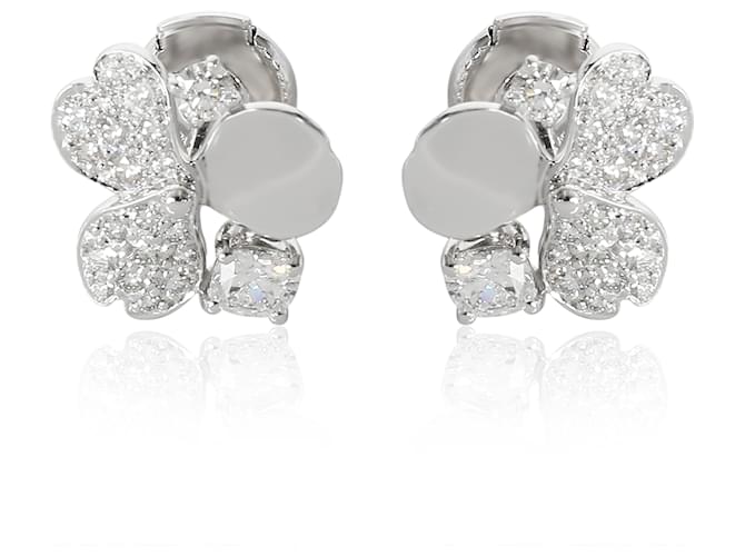 TIFFANY & CO. Paper Flowers Earrings in  Platinum 0.76 ctw  ref.1317738