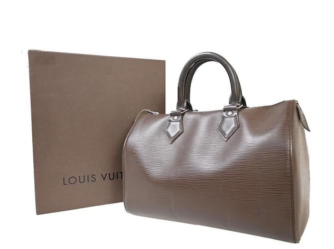 Louis Vuitton Speedy 25 Marrom Couro  ref.1317766