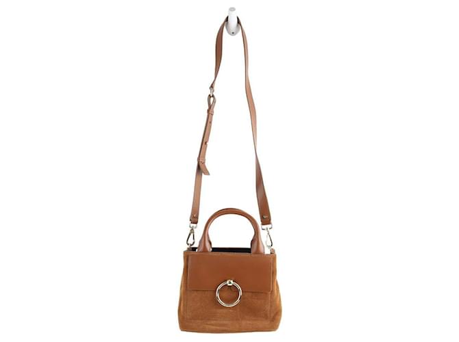 Claudie Pierlot Leather Handbag Camel  ref.1317824