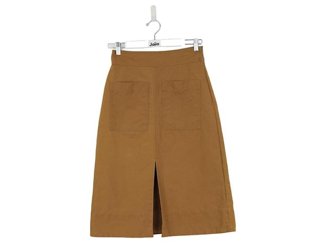 Soeur cotton skirt Brown  ref.1317827