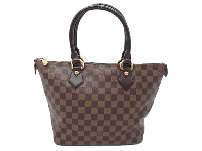 Bolsa de mão Louis Vuitton Damier Ebene Saleya PM em lona N51183 em ótimo estado  ref.1317983