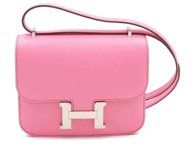 Hermès Bolso Constance Mini Epsom de Hermes, bolso de cuero cruzado 056347CK-5P en excelente estado  ref.1317988