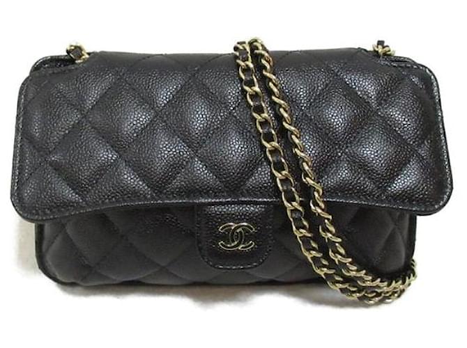 Chanel CC Caviar Fabric Foldable Tote Bag  AP2095 Leather  ref.1317992