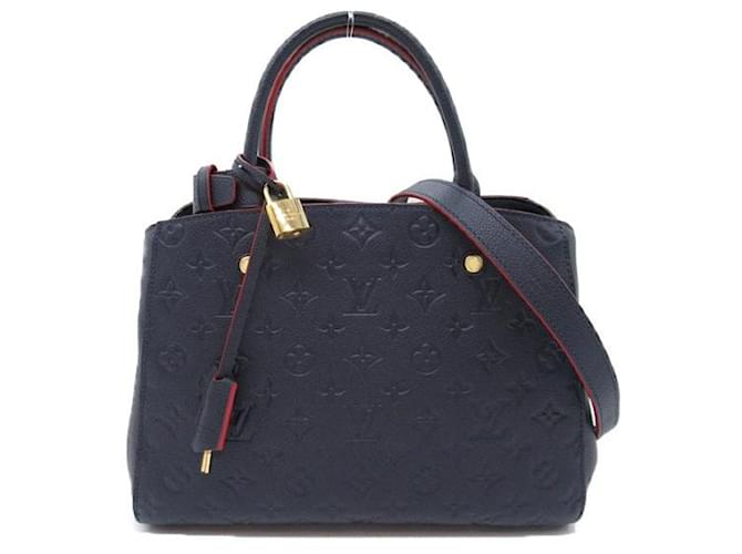 Louis Vuitton Monogram Empreinte Montaigne MM  M42746 Leather  ref.1317997