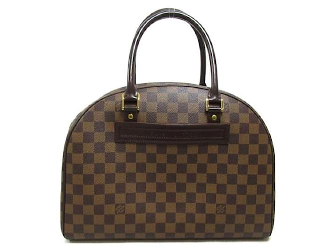 Bolsa de mão em canvas Louis Vuitton Damier Ebene Nolita N41455 em ótimo estado Lona  ref.1318002