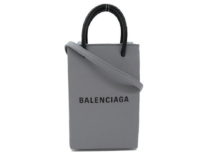 Balenciaga Mini bolso de compras con soporte para teléfono 593826 Cuero  ref.1318005