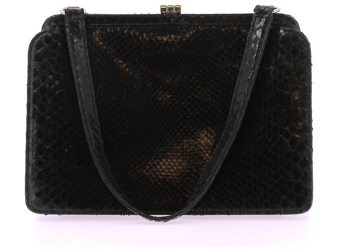 Autre Marque Não Assinado / Bolsas não assinadas T. Python Preto
