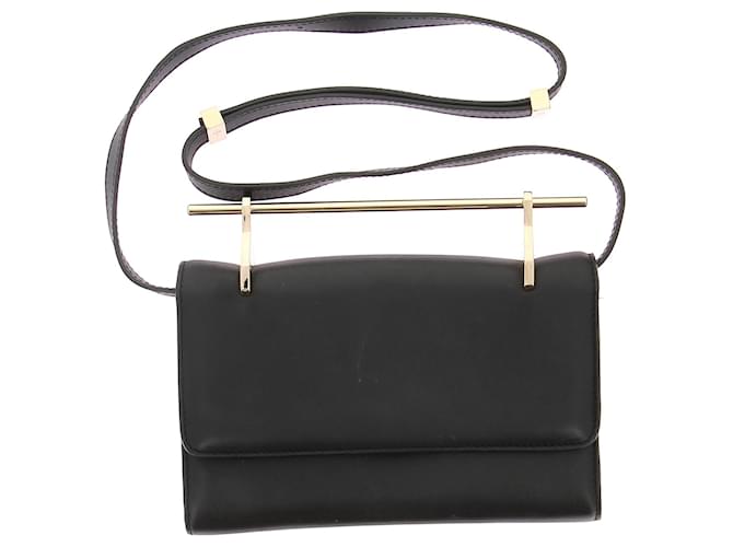 Autre Marque NON SIGNE / UNSIGNED  Handbags T.  leather Black  ref.1318052