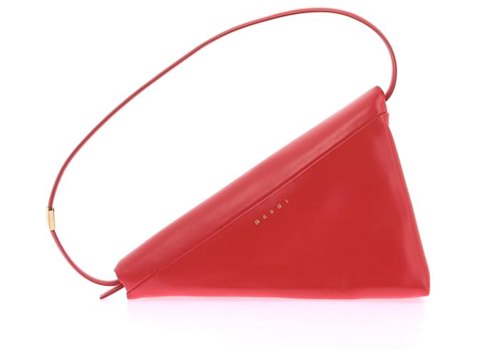 MARNI  Handbags T.  leather Red  ref.1318065