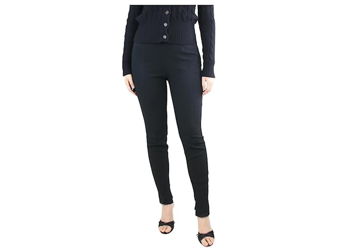 Dolce & Gabbana Black elasticated trousers - size UK 12 Viscose  ref.1318135
