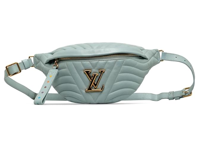 Louis Vuitton Blue New Wave Bumbag Light blue Leather Pony-style calfskin  ref.1318224