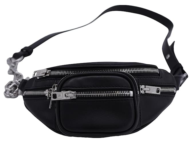 Alexander Wang Attica Mini Convertible Fanny Pack in Black Leather Pony-style calfskin  ref.1318267