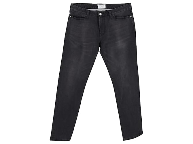 Givenchy Straight-Leg Denim Jeans in Black Cotton  ref.1318284