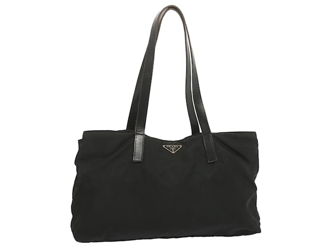 PRADA Shoulder Bag Nylon Black Auth bs12813  ref.1318376