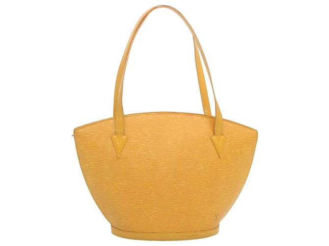 LOUIS VUITTON Epi Saint Jacques Shopping Shoulder Bag Yellow M52269 auth 69294 Leather  ref.1318417