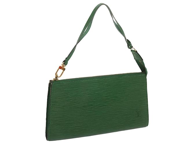 LOUIS VUITTON Epi Pochette Accessoires Pouch Vintage Green M52984 Auth bs12691 Leather  ref.1318437