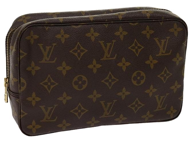 Louis Vuitton Monogram Trousse Toilette 23 Clutch Bag M47524 LV Auth am5987 Cloth  ref.1318467