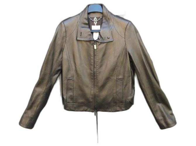 Céline Lammleder Jacke Bronze