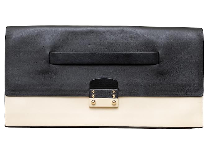 Valentino Duo-tone Clutch Multiple colors Leather  ref.1318524