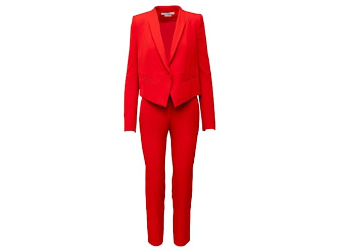 Traje rojo de Givenchy Roja Lana  ref.1318525
