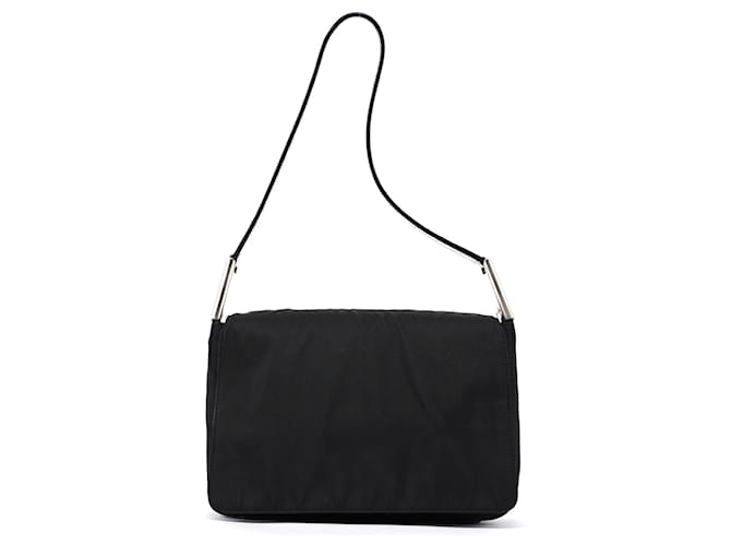 PRADA Shoulder bags Leather Black Tessuto  ref.1318554
