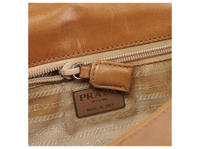 PRADA Bags Leather Beige Cleo  ref.1318561