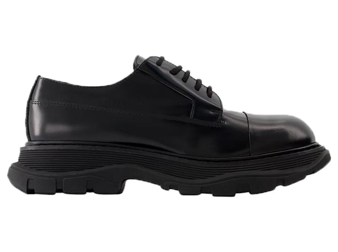 Treadslick Loafers - Alexander McQueen - Leather - Black Pony-style calfskin  ref.1318594