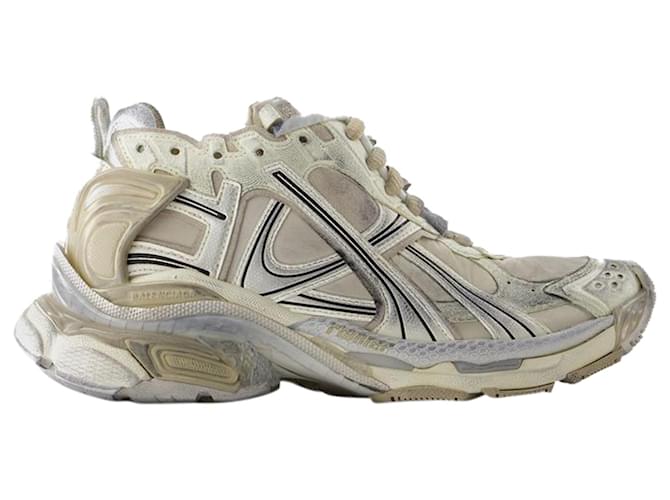 Runner Sneakers - Balenciaga - Nylon - Beige  ref.1318659