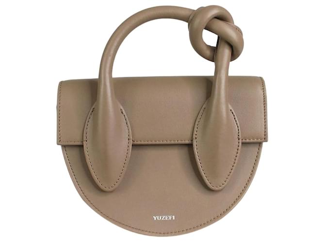 Autre Marque Light brown Pretzel bag Leather  ref.1318709
