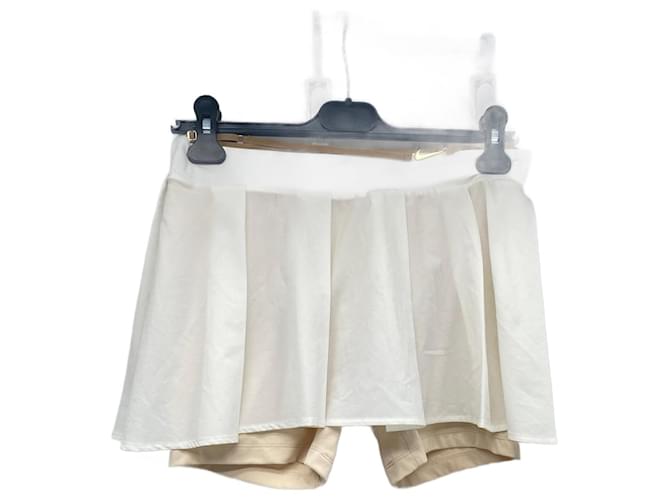 JACQUEMUS  Skirts T.International S Polyester White  ref.1318727