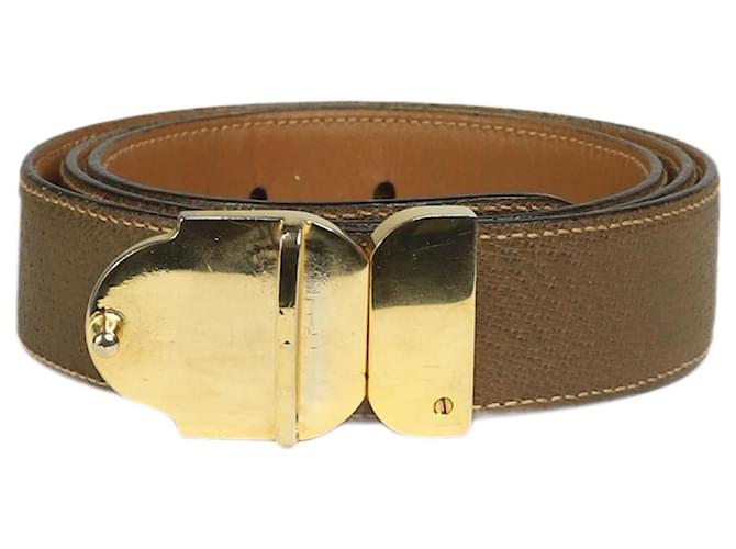 Gucci Brown leather belt  ref.1318792