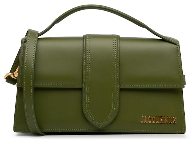 Jacquemus Green Le Grand Bambino Leather Pony-style calfskin  ref.1318839