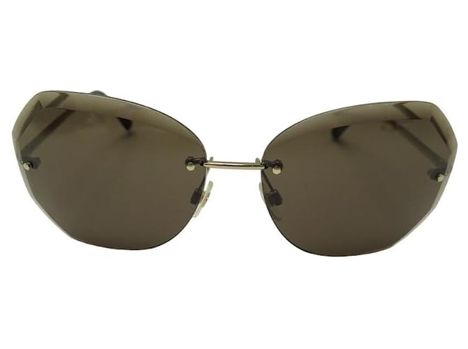 Chanel sunglasses 4220 BROWN METAL + EYEWEAR SUNGLASSES CASE  ref.1318903