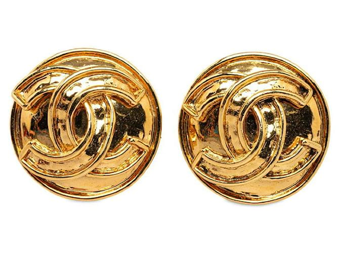 Chanel CC Clip On Earrings Metal  ref.1318927